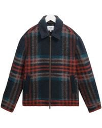 Wax London - Heath Jacket Wool Check - Lyst