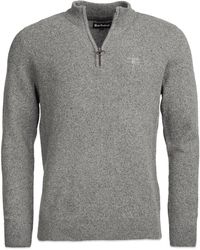 Barbour - Tisbury Half Zip Sweater Medium - Lyst