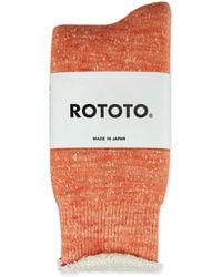 RoToTo - Double Face Merino Wool Crew Socks - Lyst
