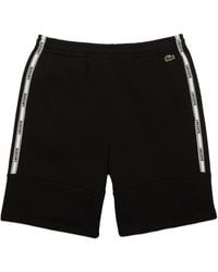 Lacoste Tape Jog Shorts Gh1201 - Black