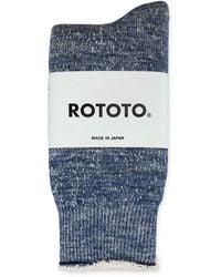 RoToTo - Double Face Merino Wool Crew Socks - Lyst