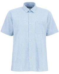 Barbour - Nelson Linen Short Sleeve Shirt - Lyst