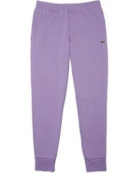 Lacoste Fleece Jogger Xh9624 - Purple