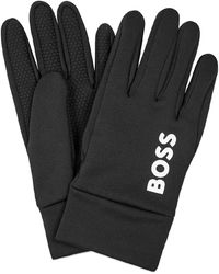 BOSS - Tech Running Gloves - Lyst