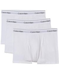Calvin Klein - 3 Pack Icon Cotton Stretch Relaxed Fit Trunk - Lyst