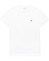 Lacoste Pima Cotton T-shirt-elf Pink-th6709-5mm for Men | Lyst UK