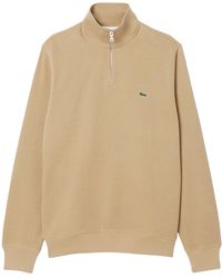 Lacoste - Sh1927 Quarter Zip Sweatshirt - Lyst