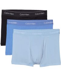 Calvin Klein - 3 Pack Icon Cotton Stretch Relaxed Fit Trunk - Lyst