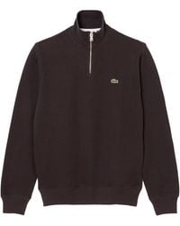 Lacoste - Sh1927 Quarter Zip Sweatshirt - Lyst