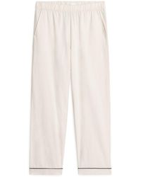 ARKET - Flannel Pyjama Trousers - Lyst