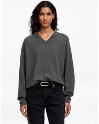 ARKET - Relaxed Cashmere V-Neck Jumper - Lyst