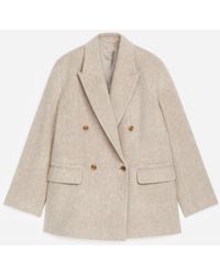 ARKET - Brushed Wool Blazer - Lyst