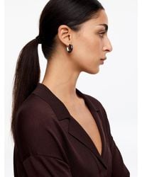 ARKET - Chunky Hoop Earrings - Lyst