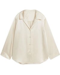 ARKET - Relaxed Silk Shirt - Lyst
