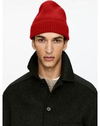 ARKET - Rib-Knit Wool-Blend Beanie - Lyst