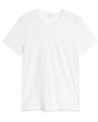 ARKET - Ice Crêpe T-shirt - Lyst
