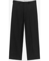 ARKET - Relaxed Cotton Lyocell Trousers - Lyst