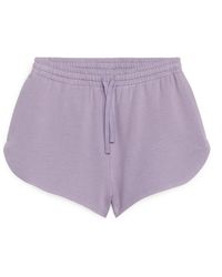 ARKET French Terry Shorts - Purple