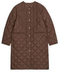 ARKET Steppmantel - Braun