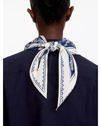 ARKET - Cotton-Silk Paisley Scarf - Lyst