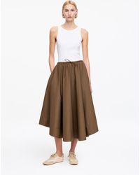 ARKET - Wide Cotton Skirt - Lyst