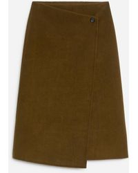ARKET - Wool-Blend Doublé Skirt - Lyst