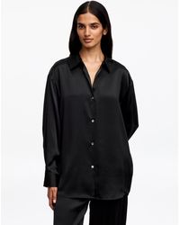 ARKET - Silk Satin Shirt - Lyst