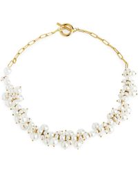 ARKET - Gold-plated Pearl Necklace - Lyst