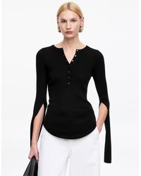 ARKET - Ribbed Wool-Blend Top - Lyst