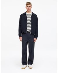 ARKET - Relaxed Wool Blend Trousers - Lyst