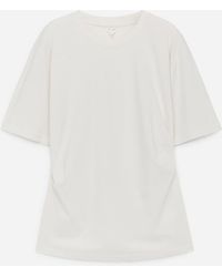 ARKET - Draped T-Shirt - Lyst