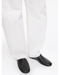 ARKET - Leather Ballet Flats - Lyst