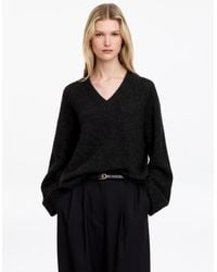 ARKET - Alpaca-Wool Blend V-Neck Jumper - Lyst