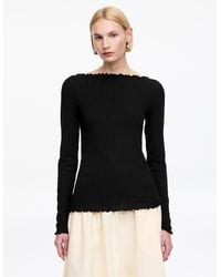 ARKET - Boat-Neck Top - Lyst
