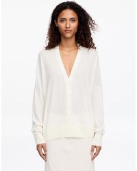 ARKET - Wool-Lyocell Cardigan - Lyst