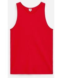 ARKET - Ribbed Tank Top - Lyst