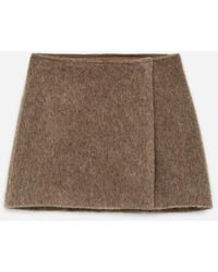 ARKET - Wool-blend Mini Skirt - Lyst