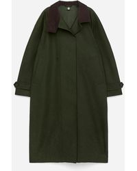 ARKET - 2-In-1 Long Cotton Coat - Lyst