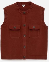ARKET - Knitted Cotton Vest - Lyst