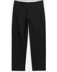 ARKET - Cotton Twill Trousers - Lyst