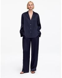 ARKET - Silk Satin Trousers - Lyst