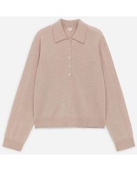 ARKET - Cashmere-Wool Polo Jumper - Lyst