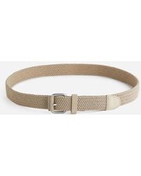 ARKET - Braided Leather Trimmed Belt - Lyst