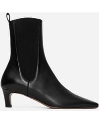 ARKET - Square-Toe Ankle Boots - Lyst