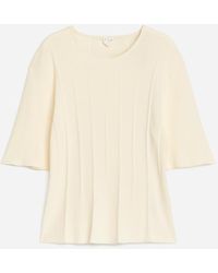 ARKET - Rib-Knitted Top - Lyst