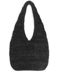 ARKET - Crochet Straw Sling Bag - Lyst