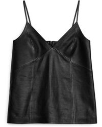 ARKET - Leather Strap Top - Lyst