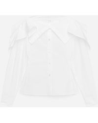 ARKET - Volume Collar Blouse - Lyst