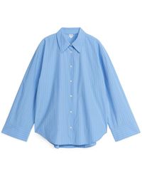 ARKET - Relaxed Poplin Shirt - Lyst