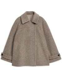 ARKET - Wool Blend Coat - Lyst